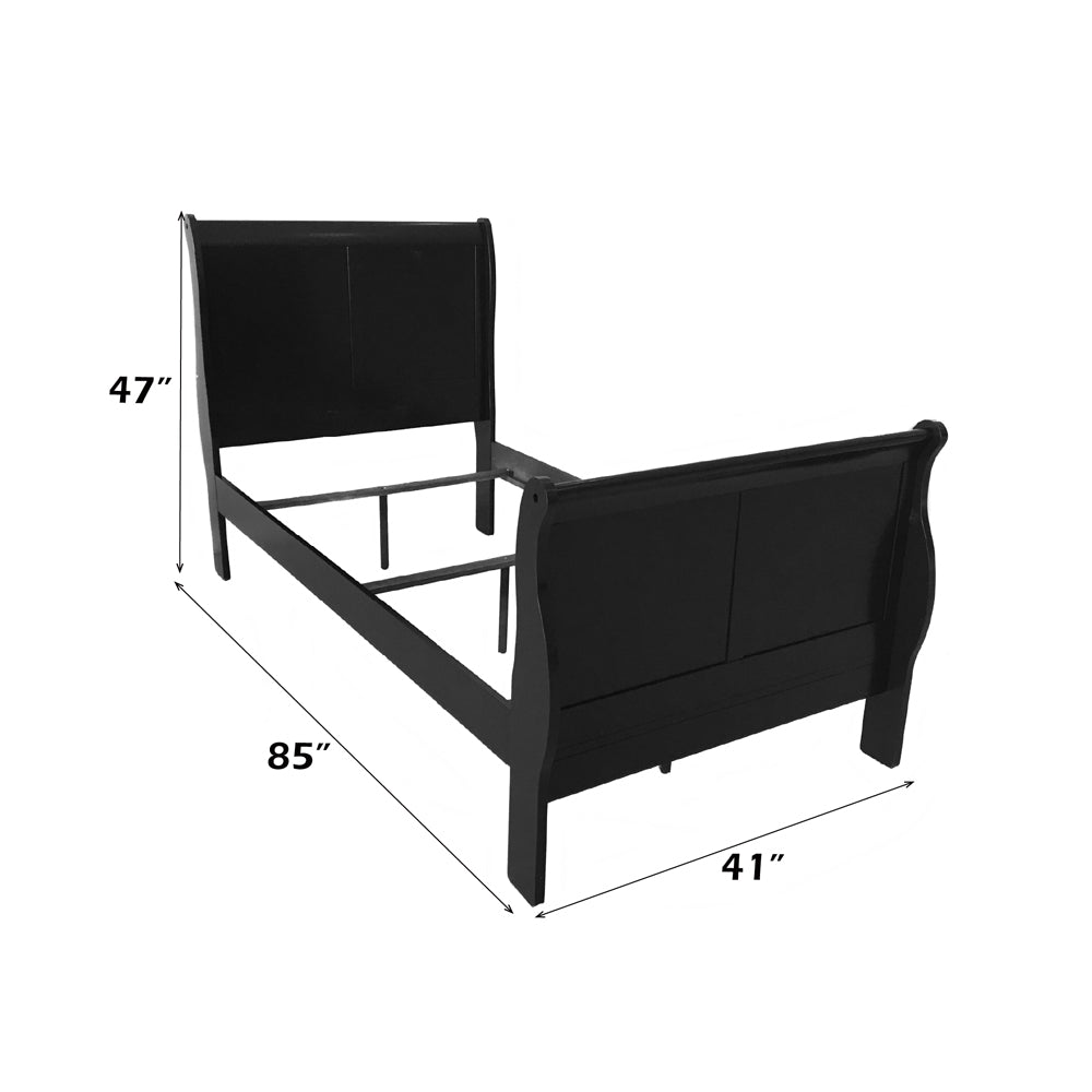 Louis Philippe III Twin Bed