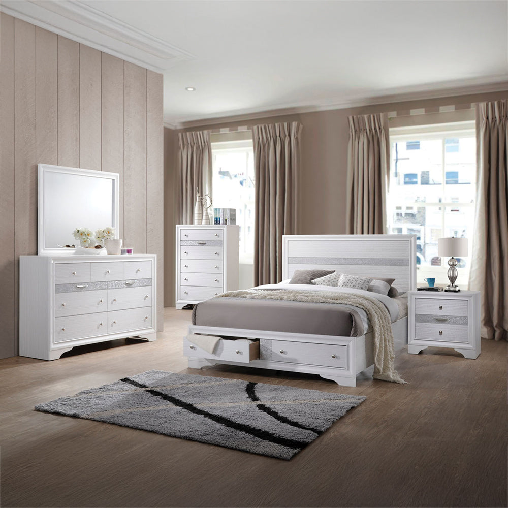 Naima EK Bed W/Storage