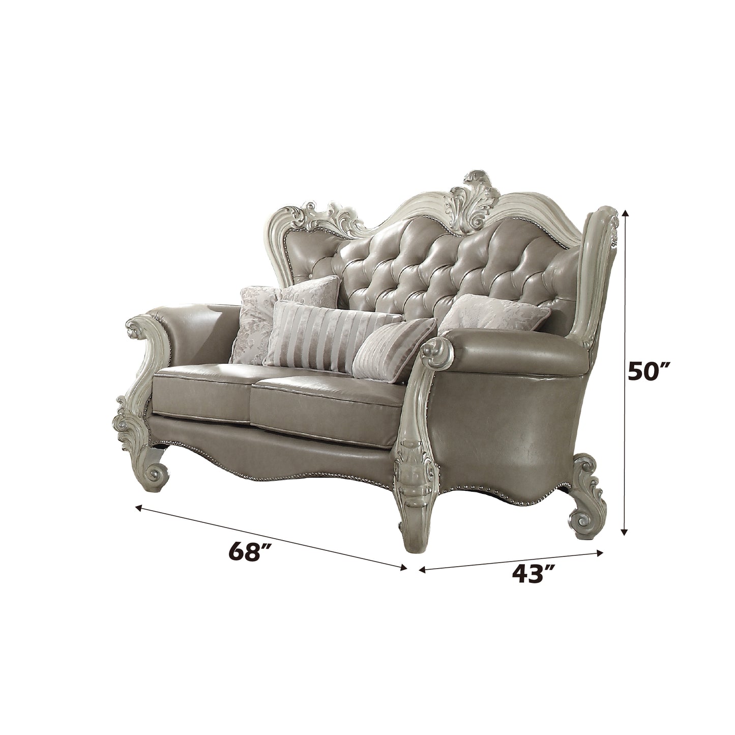 Versailles Loveseat W/4 Pillows