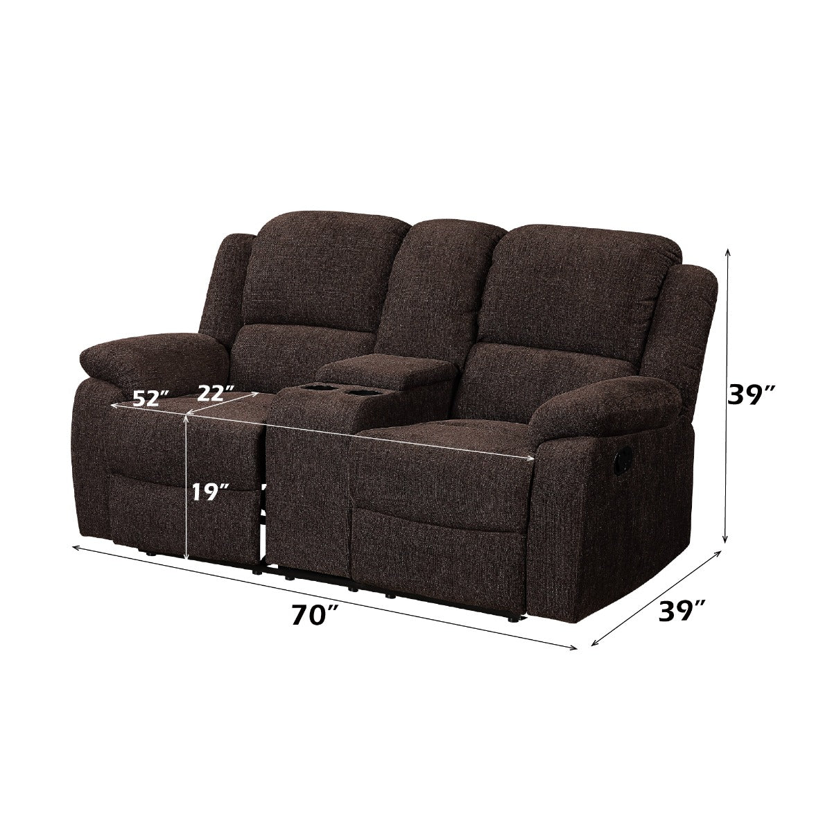Madden Motion Loveseat W/Console