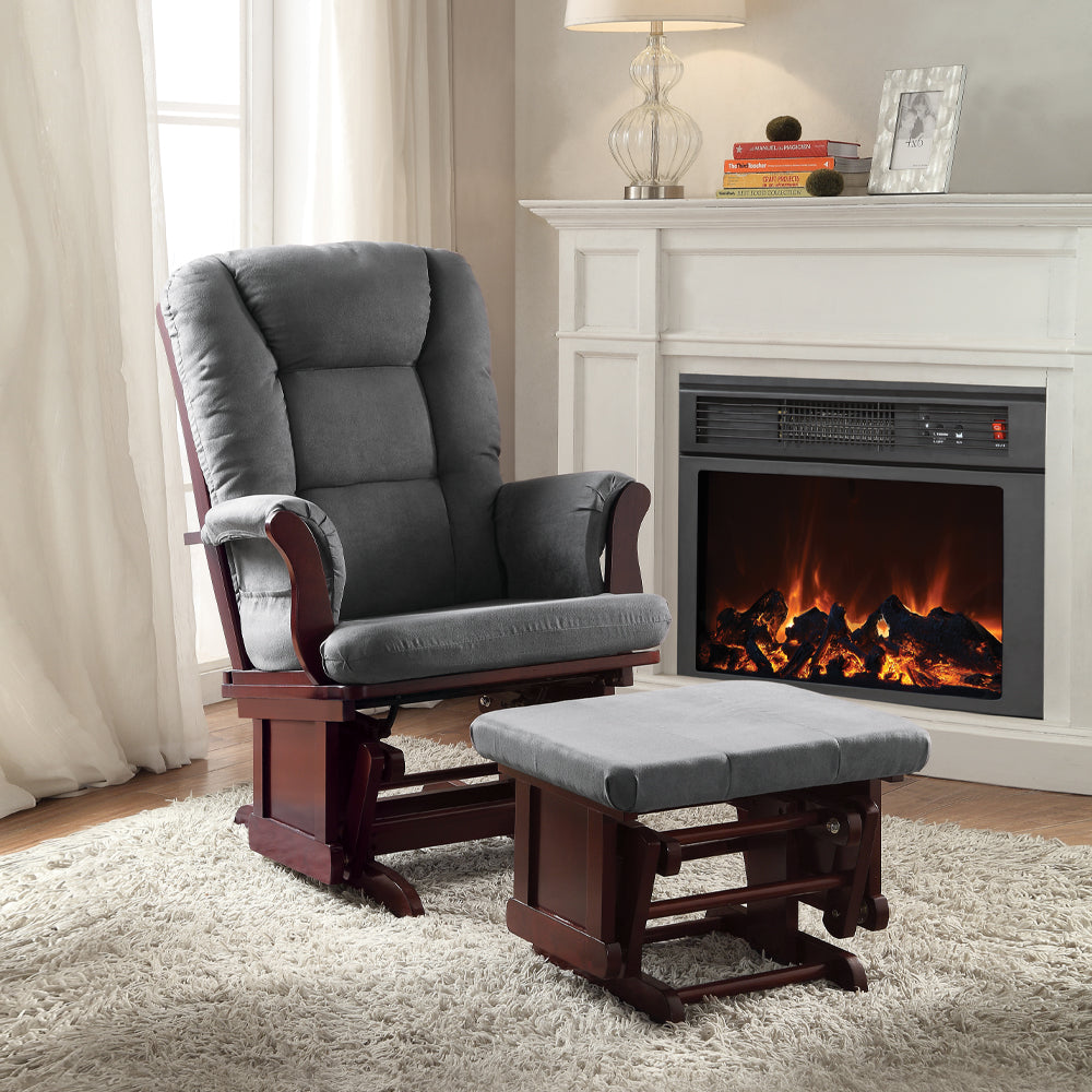 Adeliza Glider Chair & Ottoman
