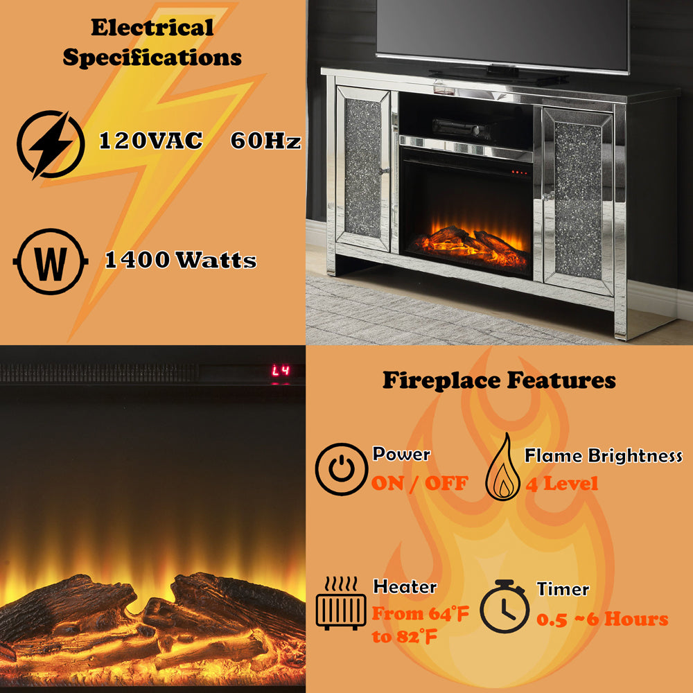 Noralie Tv Stand W/Fireplace