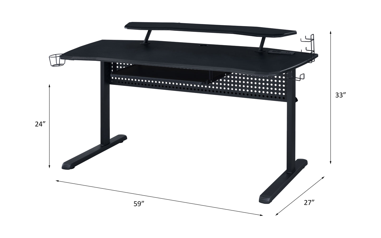 Vildre Gaming Desk W/USB