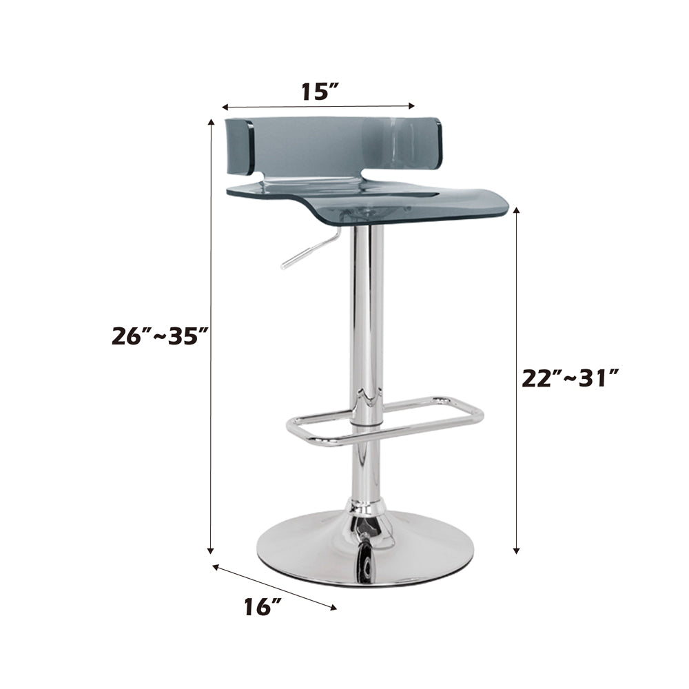 Rania Adjustable Stool W/Swivel