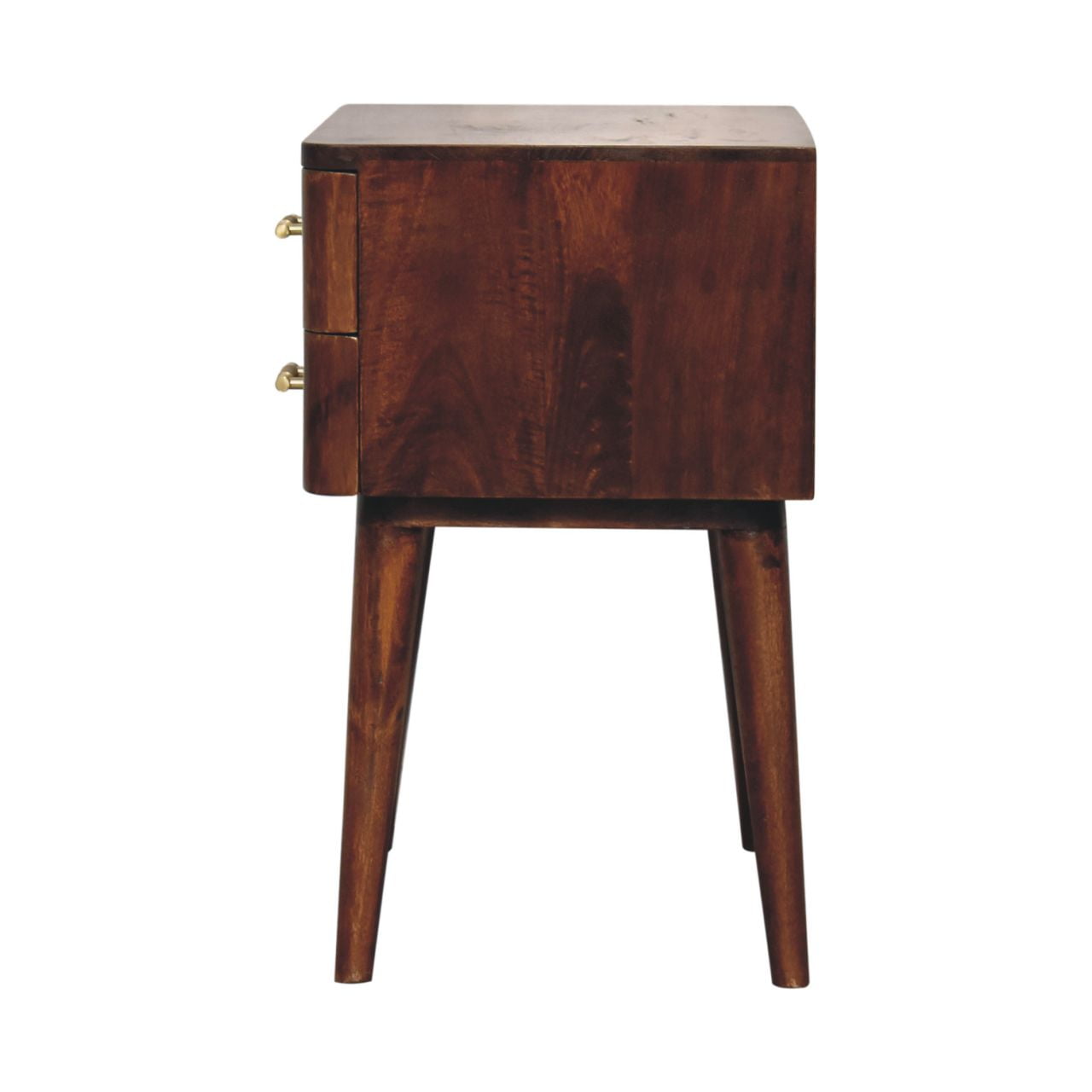 Chestnut T-Bar Nordic Nightstand