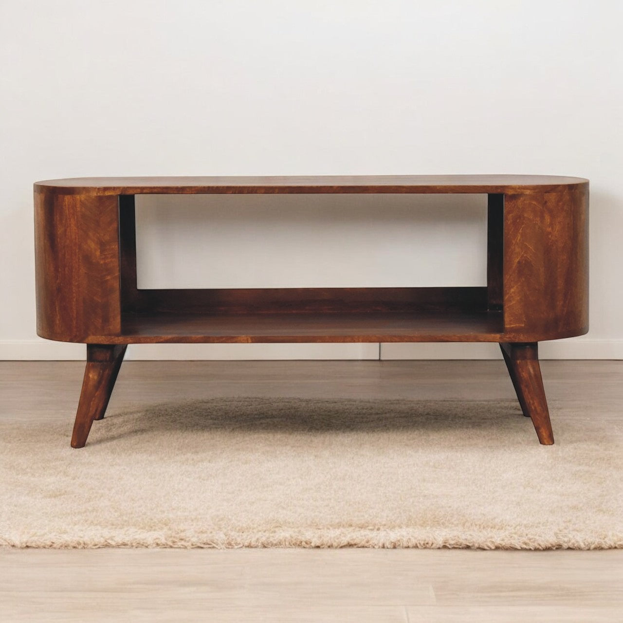 Soba Chestnut Shoe Cabinet