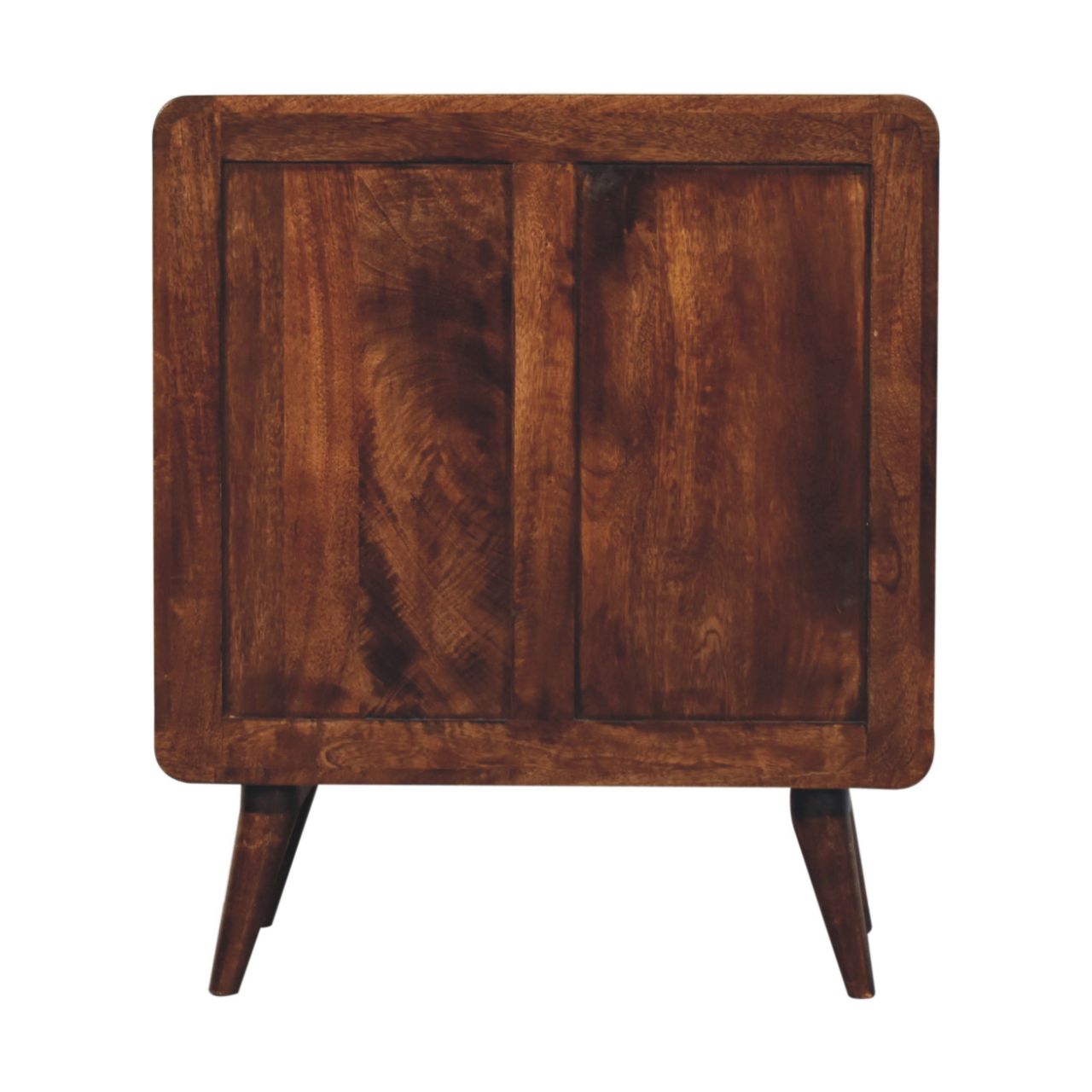 Curved California Walnut Chest