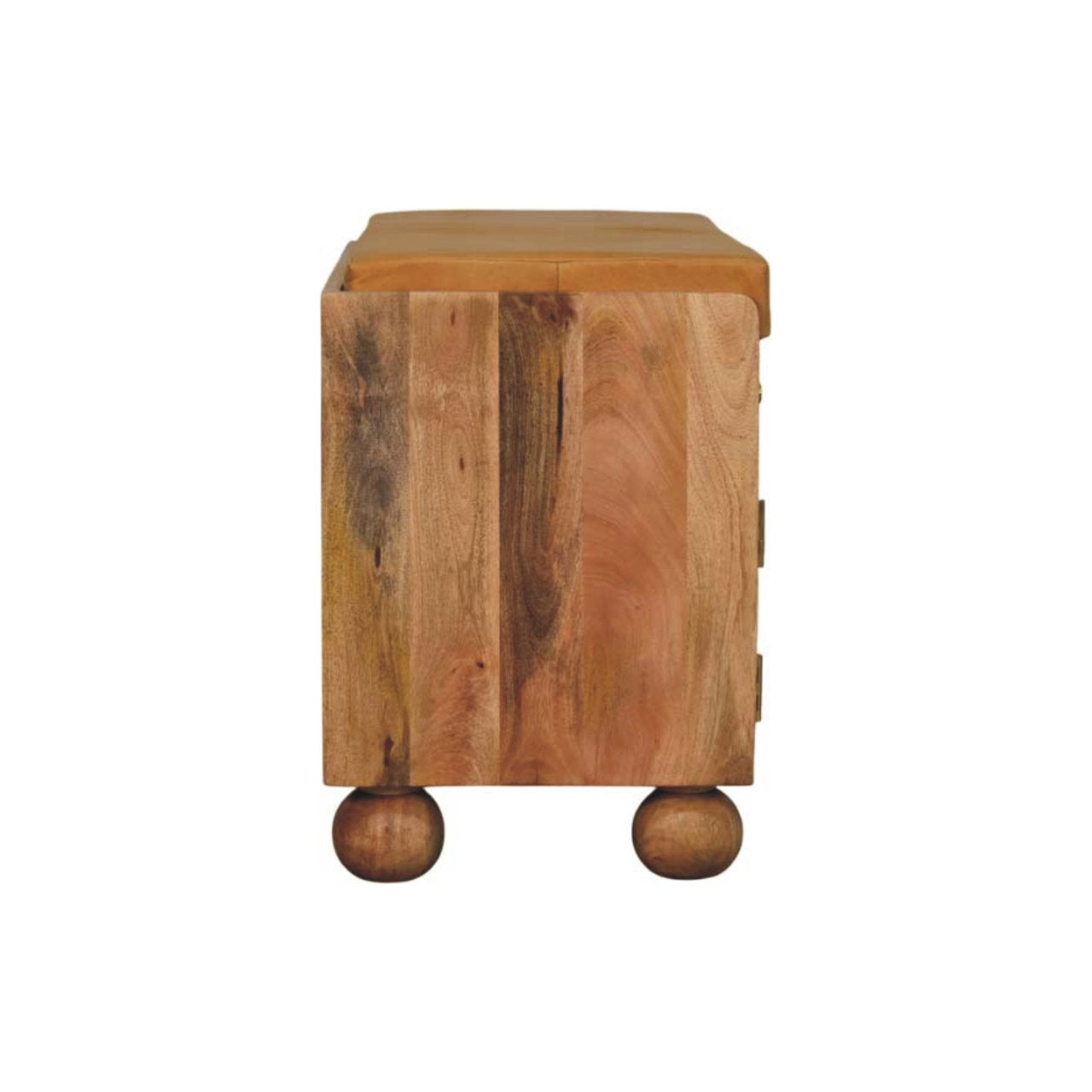 Shutter Oak-ish Shoe Rack with 2 drawers