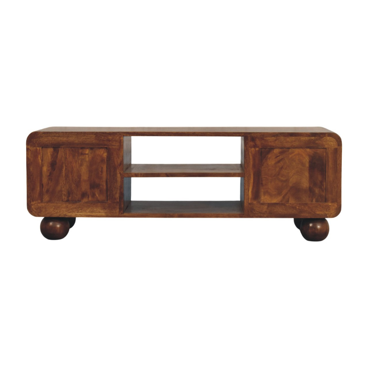 Larissa 4 Drawer Chestnut Media Unit