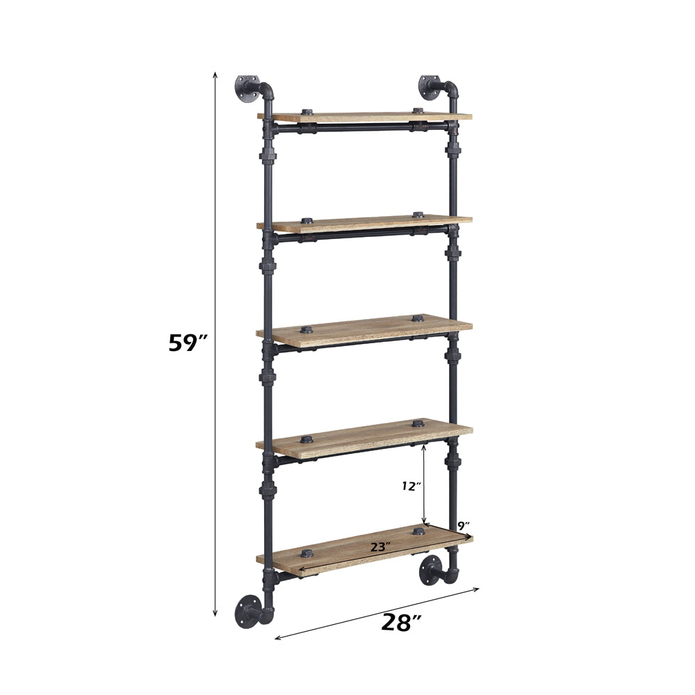 Brantley Wall Rack W/5 Shelves