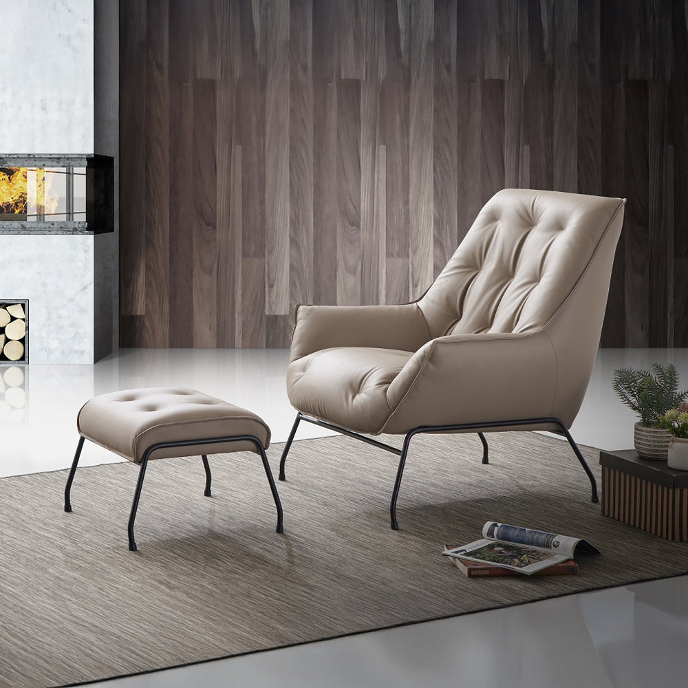 Zusa Accent Chair & Ottoman