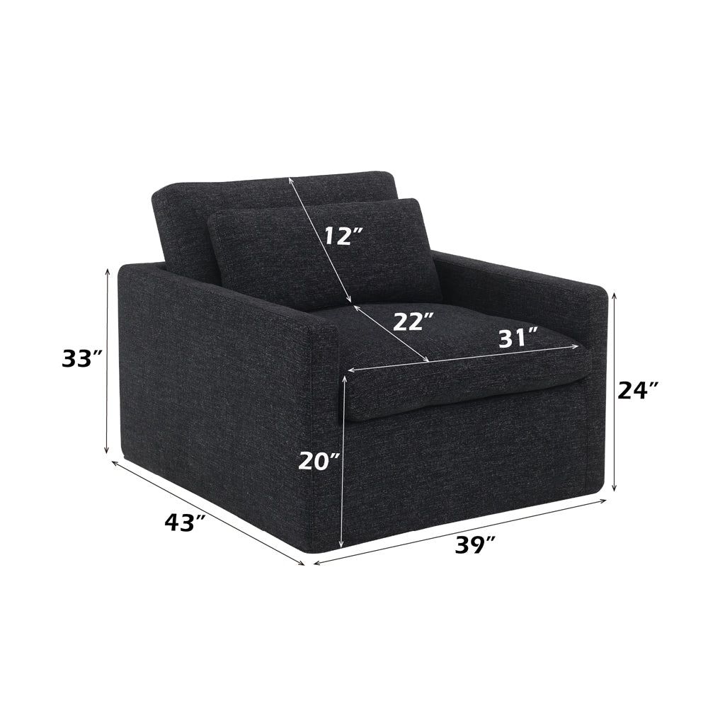 Frederick SWIVEL CHAIR W/PILLOW