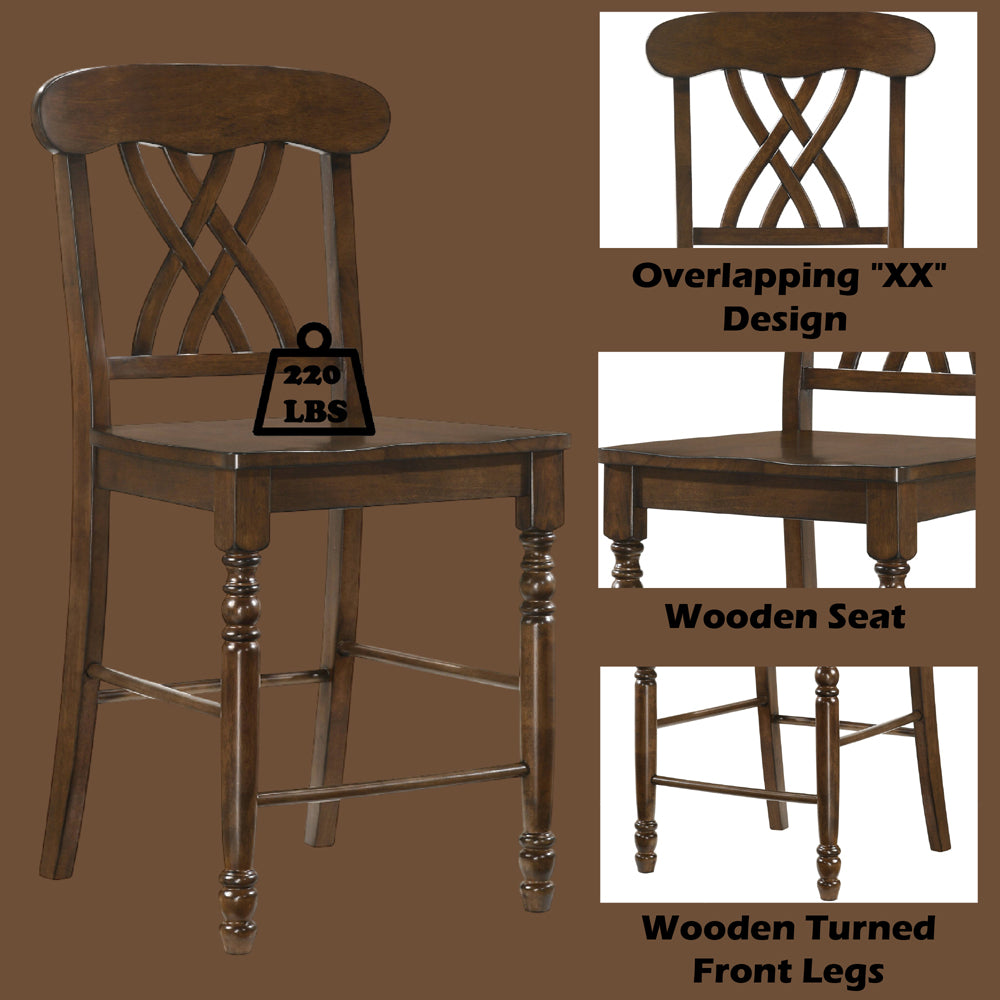 Dylan Counter Height Chair (Set-2)