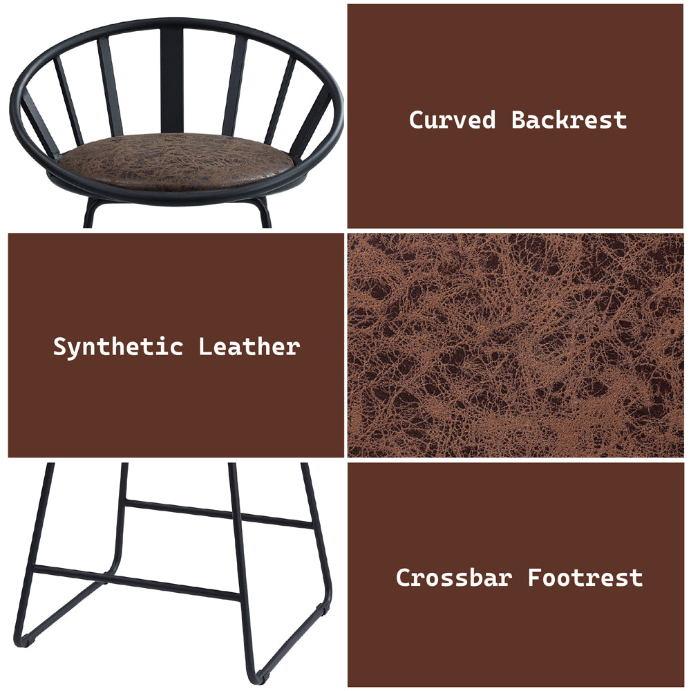 Zudora Counter Height Chair(Set-2)