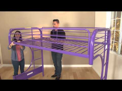 Eclipse Twin/Full Futon Bunk Bed