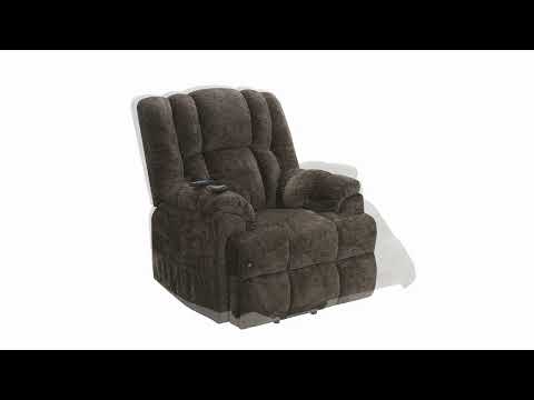 Pacay Power Recliner w/Lift, Heating & Massage
