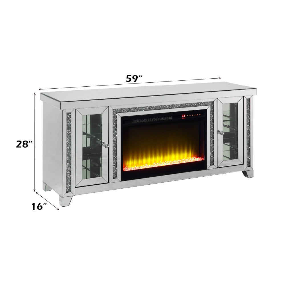 Noralie TV Stand W/Fireplace & LED