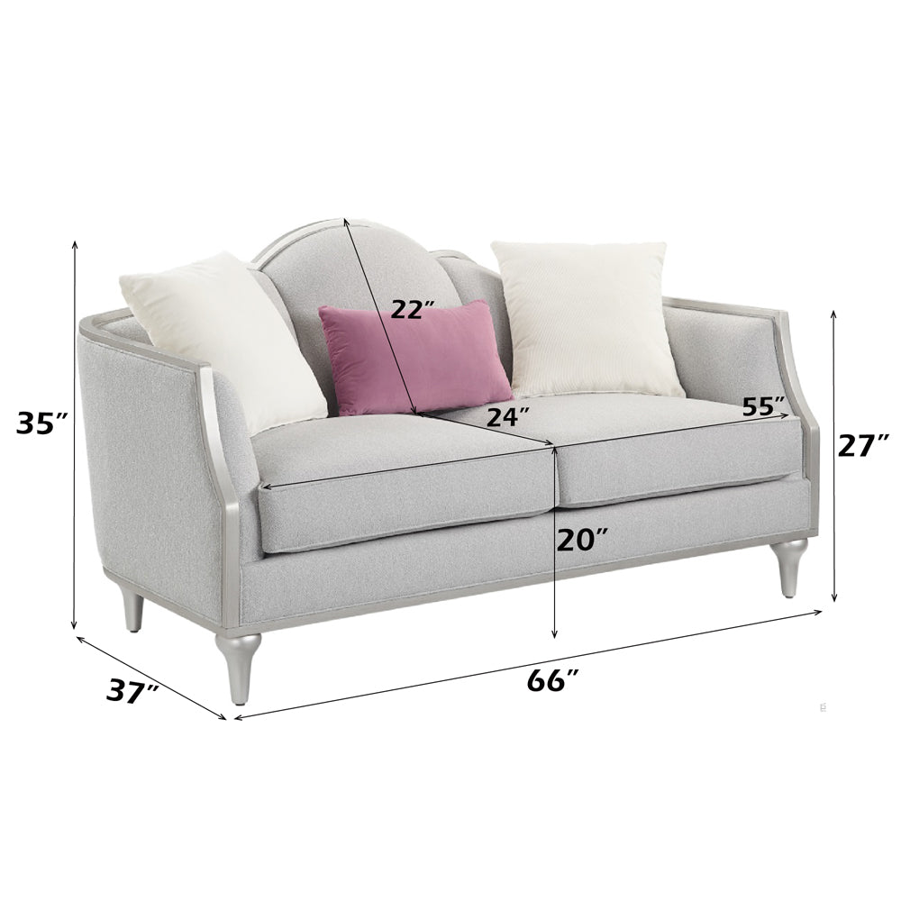 Kasa Loveseat W/3 Pillows