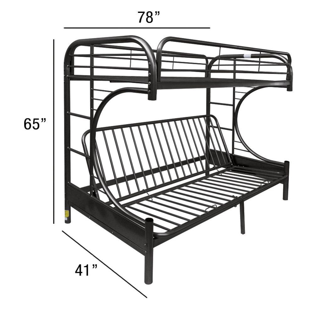 Eclipse Twin/Full Futon Bunk Bed
