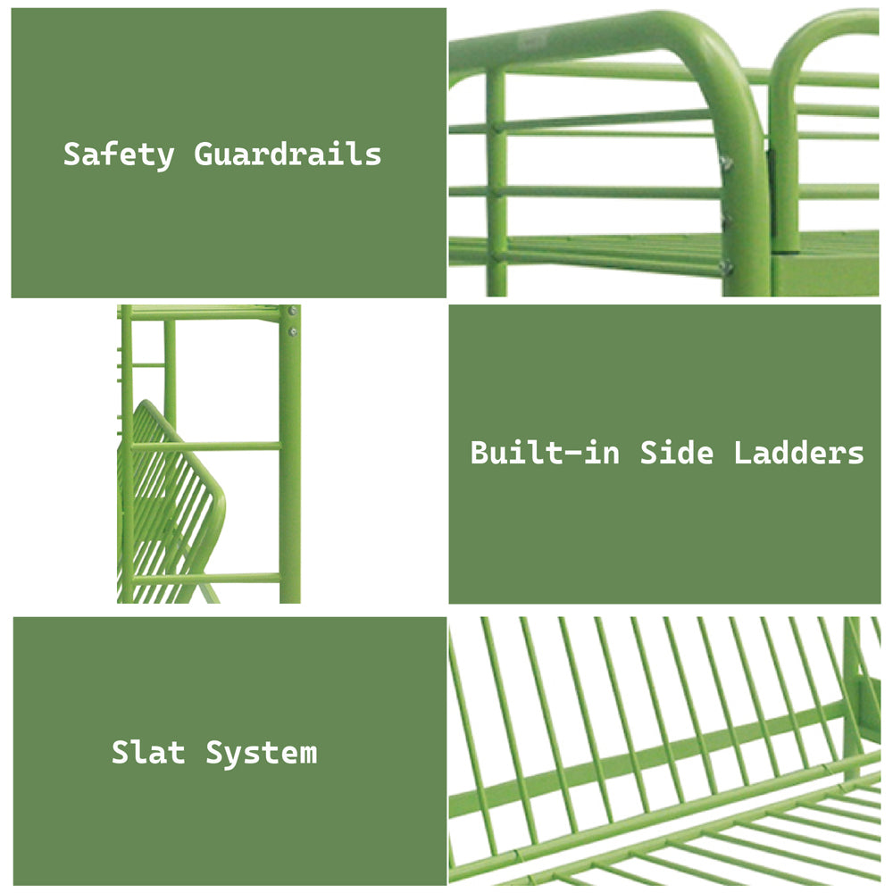 Eclipse Twin/Full Futon Bunk Bed