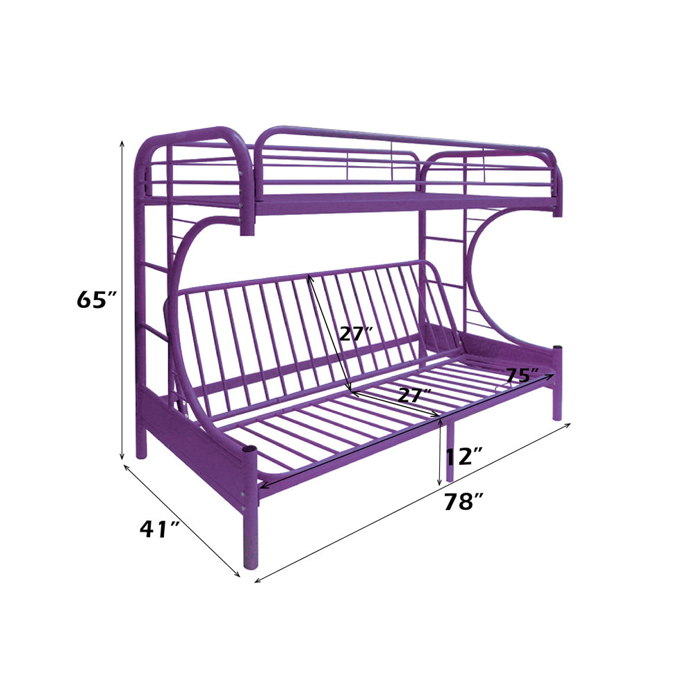 Eclipse Twin/Full Futon Bunk Bed