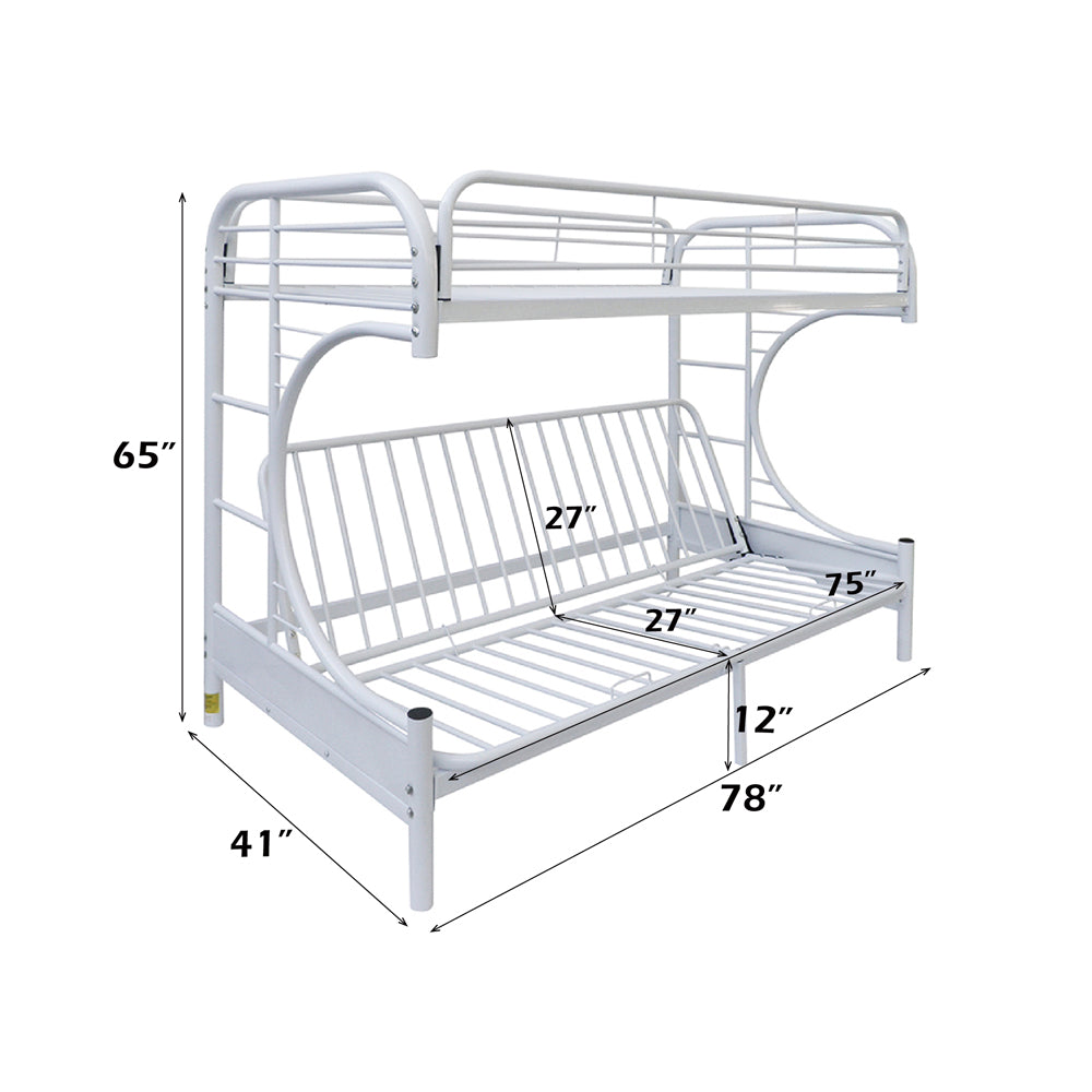 Eclipse Twin/Full Futon Bunk Bed
