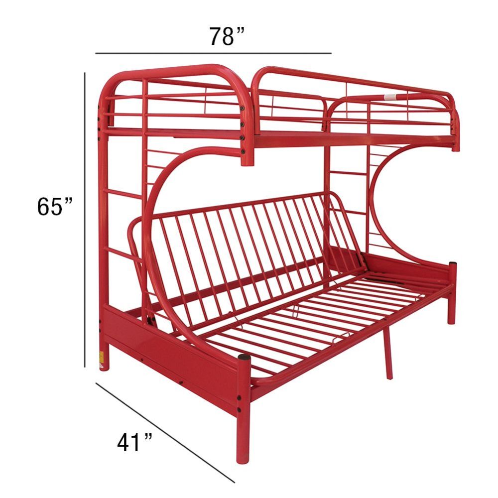 Eclipse Twin/Full Futon Bunk Bed
