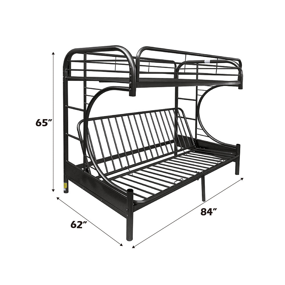 Eclipse Twin XL/Queen Futon Bunk Bed