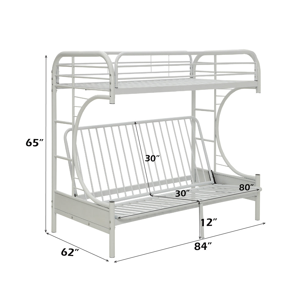 Eclipse Twin XL/Queen Futon Bunk Bed