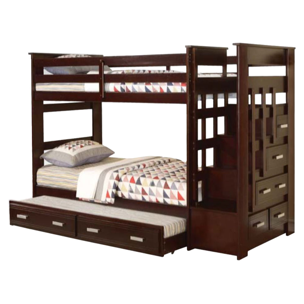 Allentown Twin/Twin Bunk Bed W/Trundle & Storage