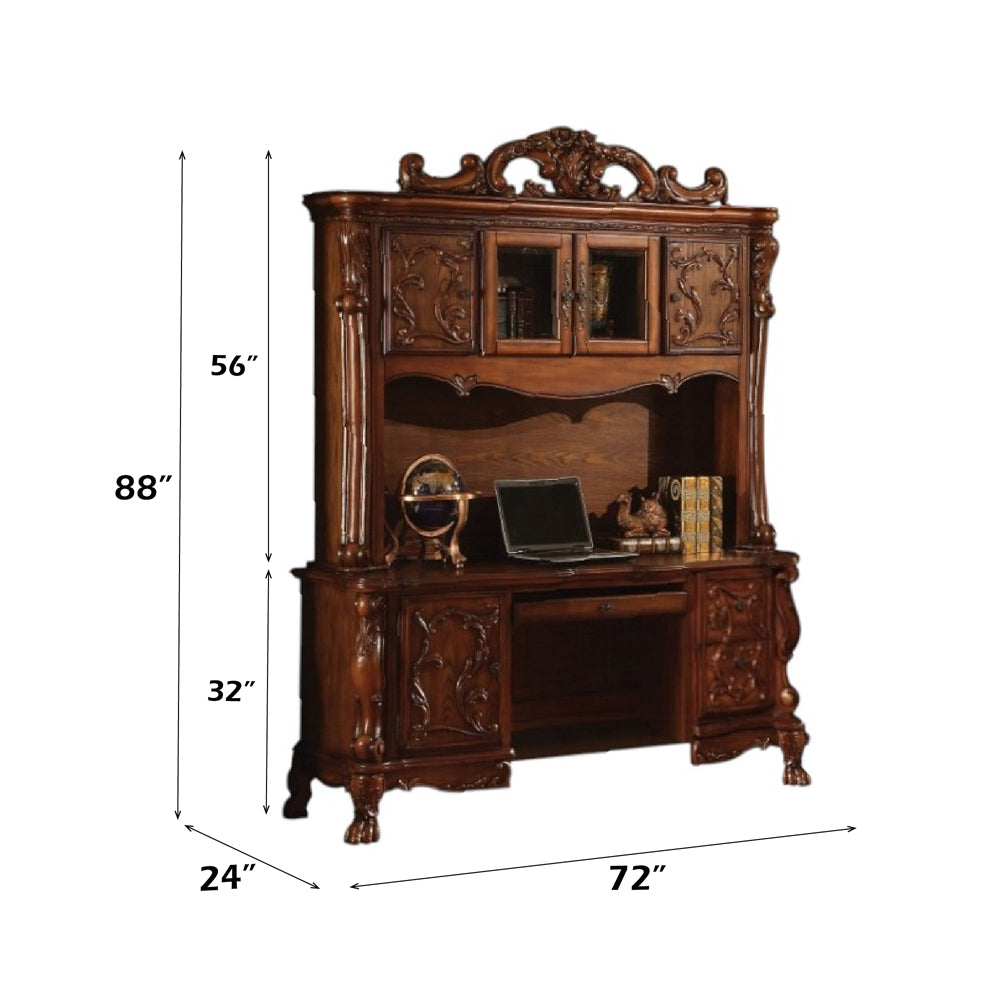 Dresden Executive Computer Desk W/Hutch