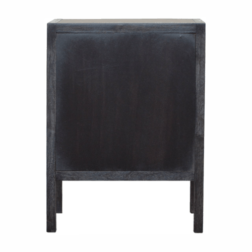 Faux Leather Nightstand