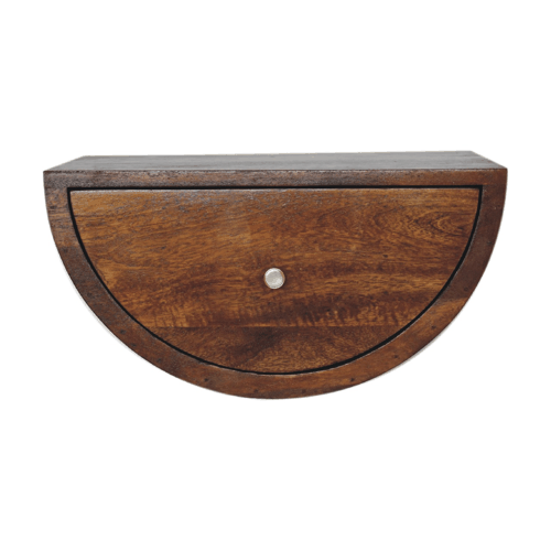 Chestnut Crescent Floating Nightstand