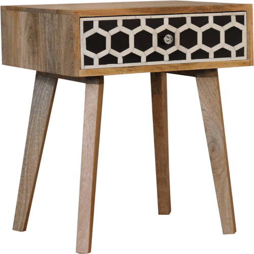 Bone Inlay Tapered nightstand