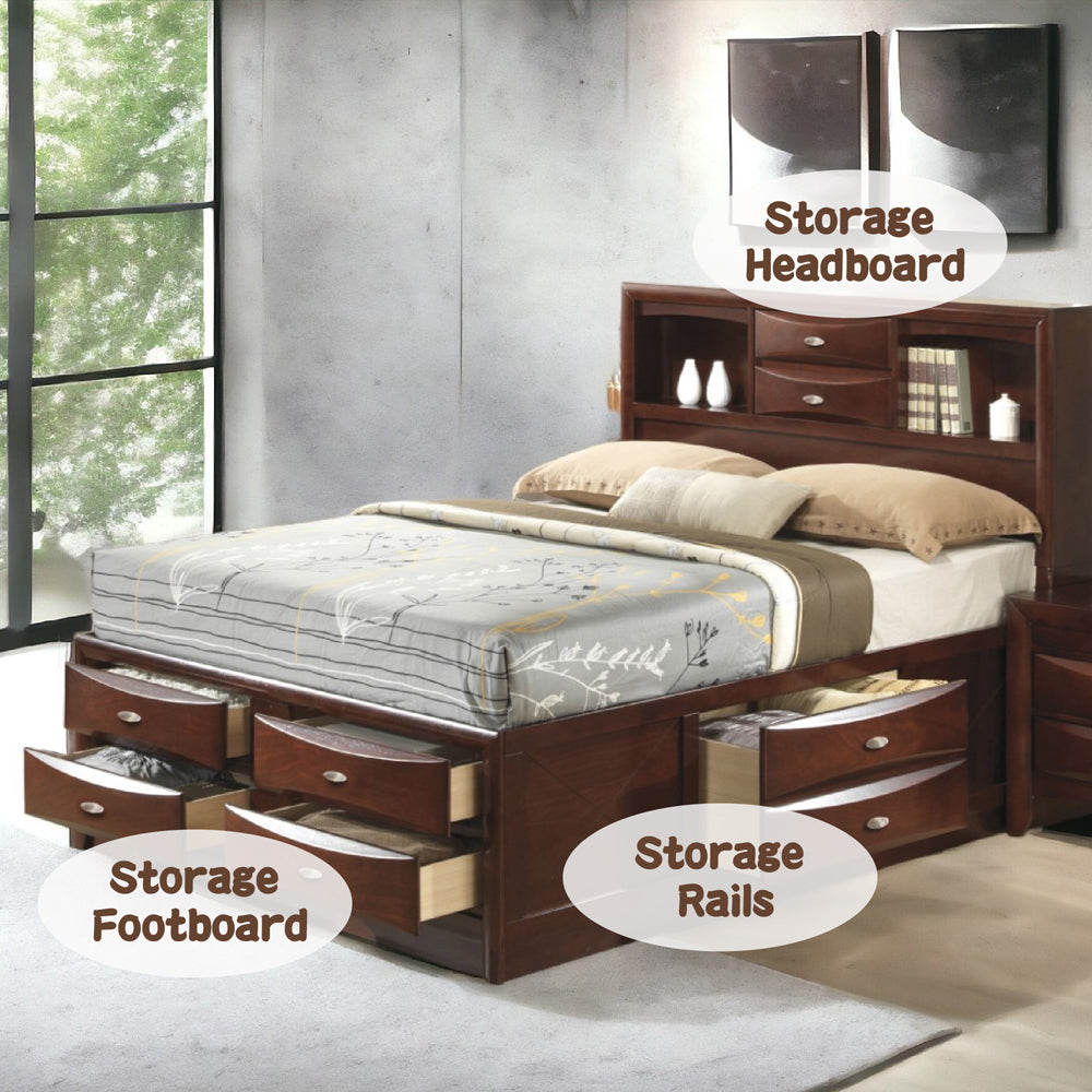Ireland Queen Bed W/Storage