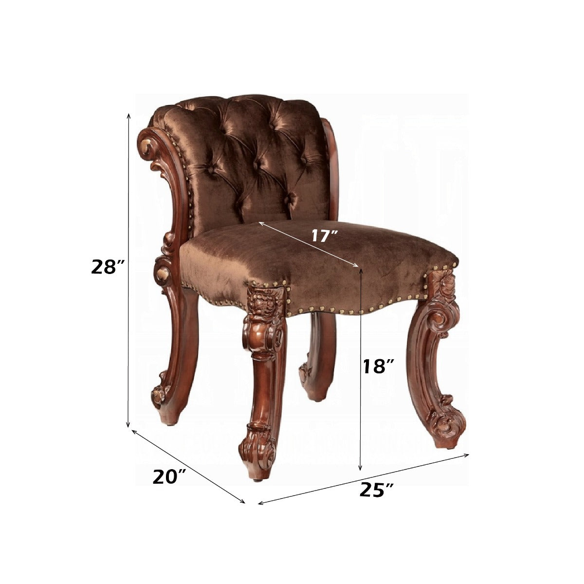 Vendome Vanity Stool