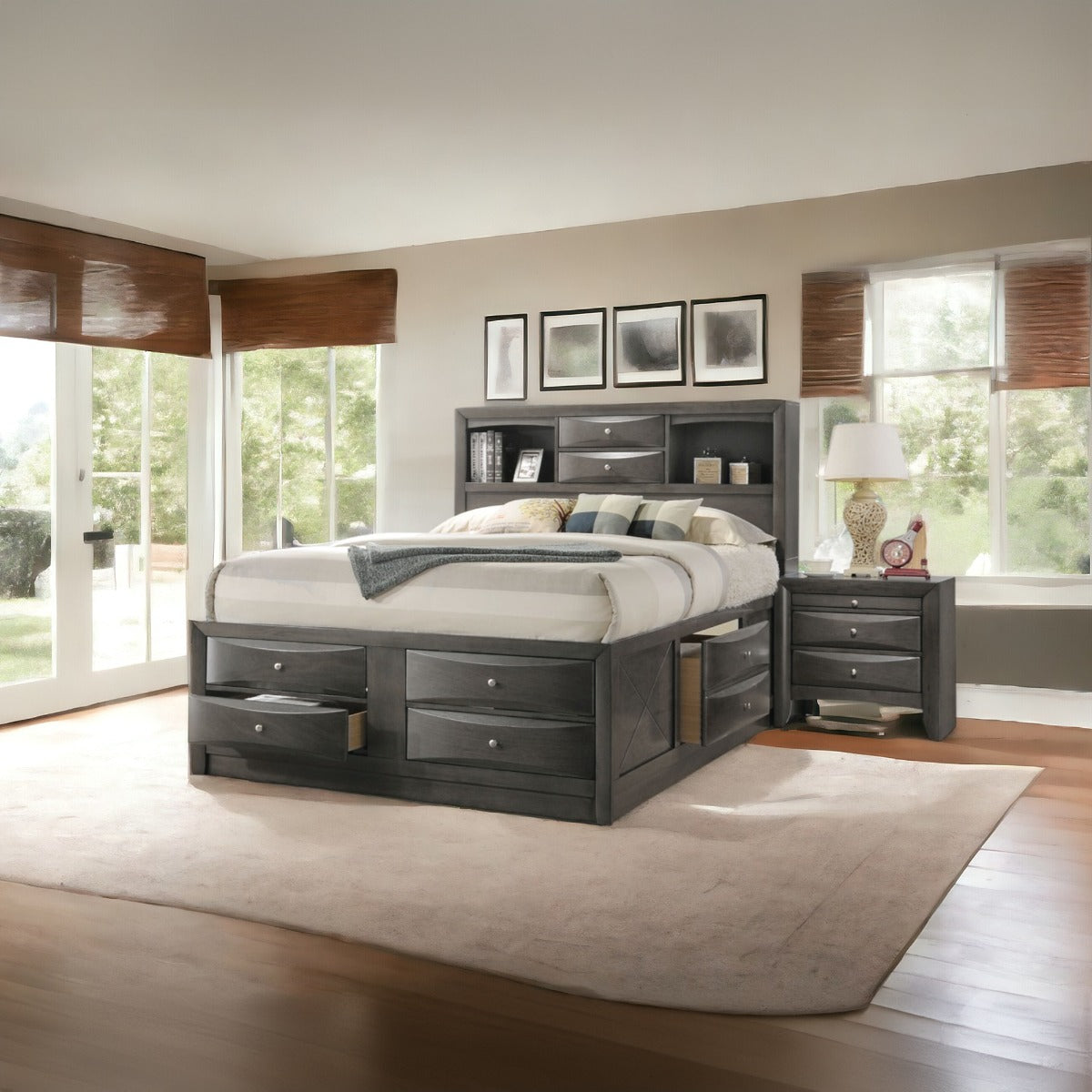 Ireland Queen Bed W/Storage