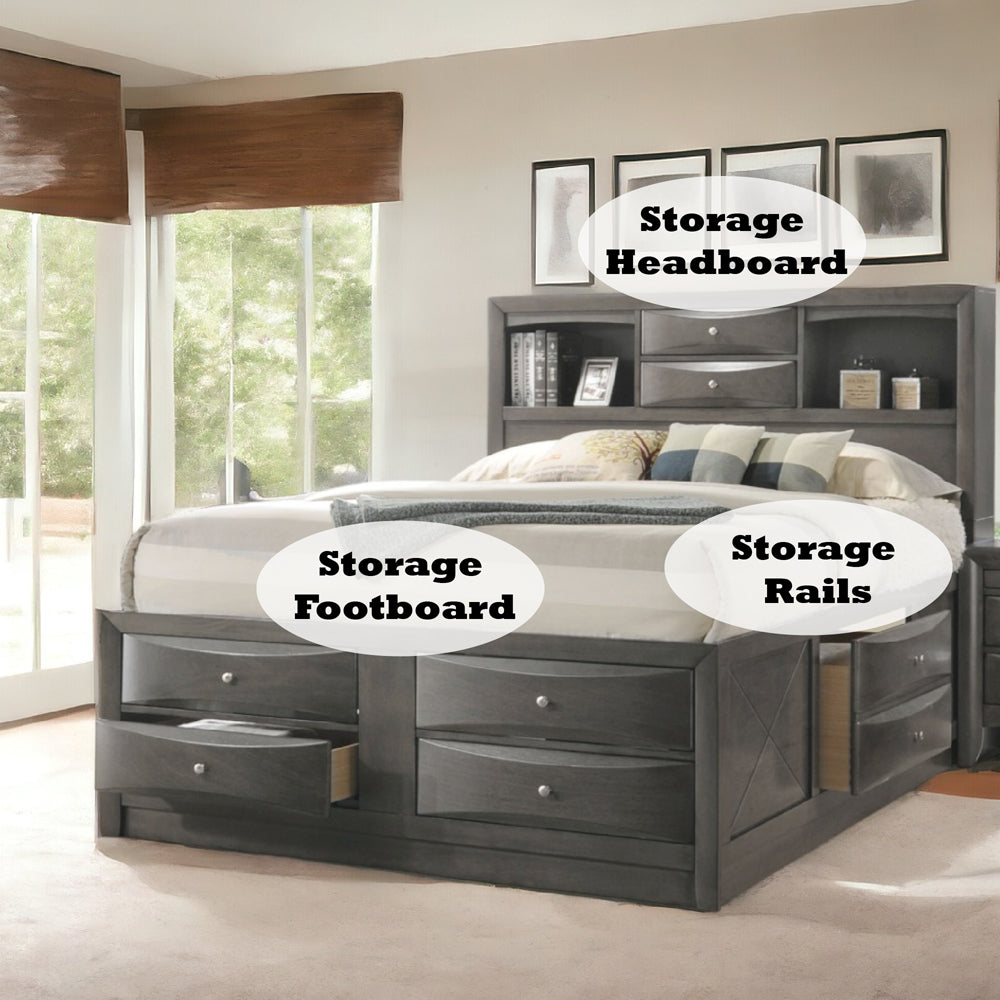 Ireland Queen Bed W/Storage