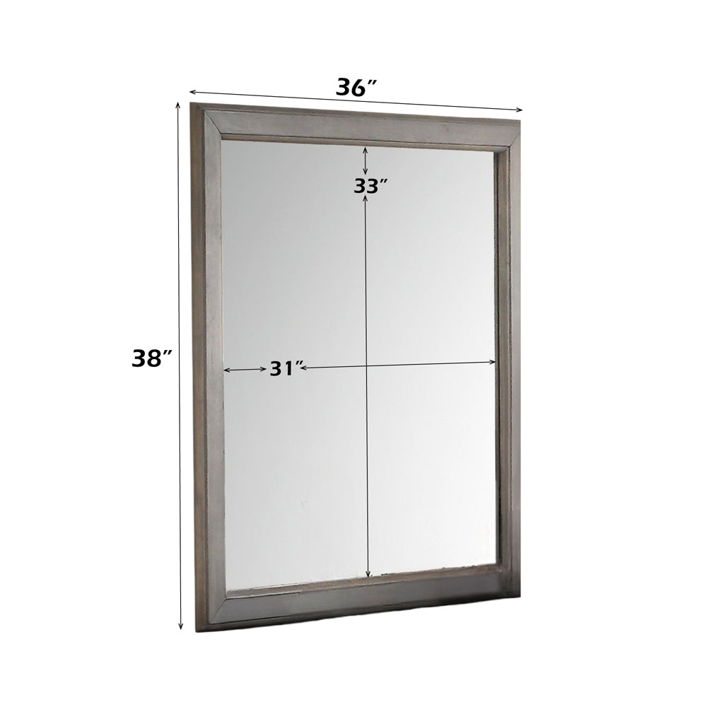 Louis Philippe III Gray Mirror