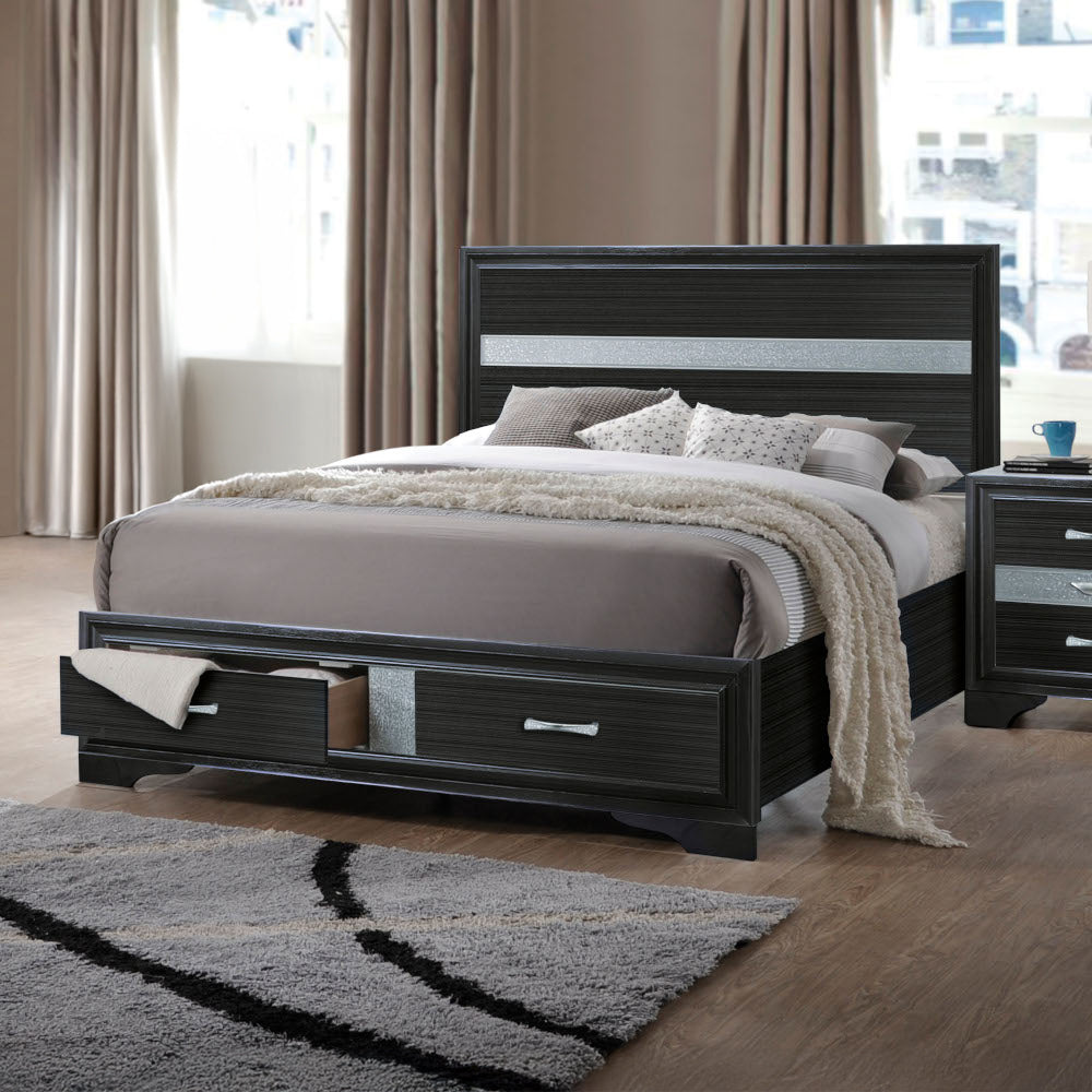 Naima EK Bed W/Storage