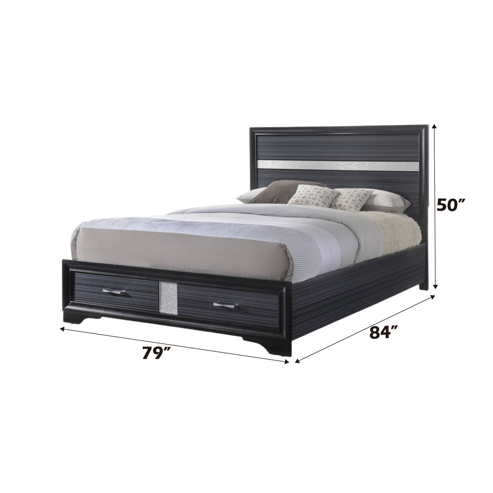 Naima EK Bed W/Storage