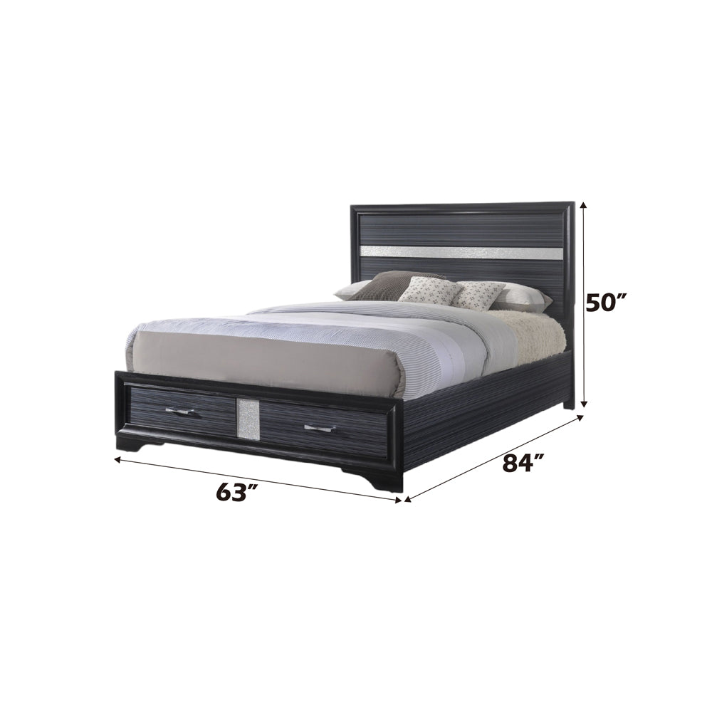 Naima Queen Bed W/Storage