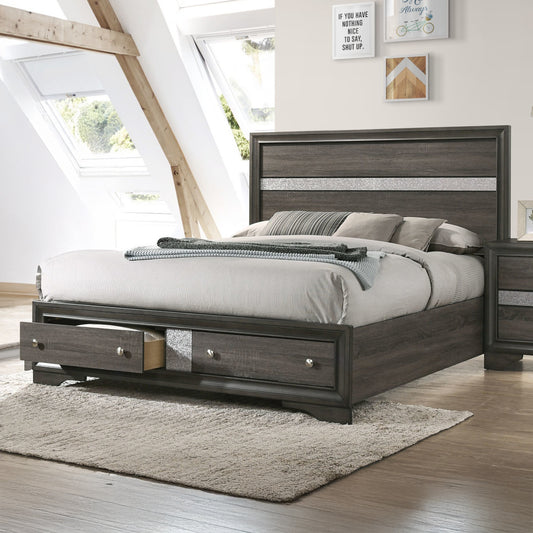 Naima EK Bed W/Storage