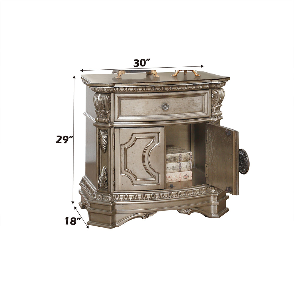 Northville Nightstand W/Wooden Top