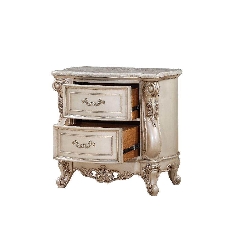 Gorsedd Nightstand W/Marble Top