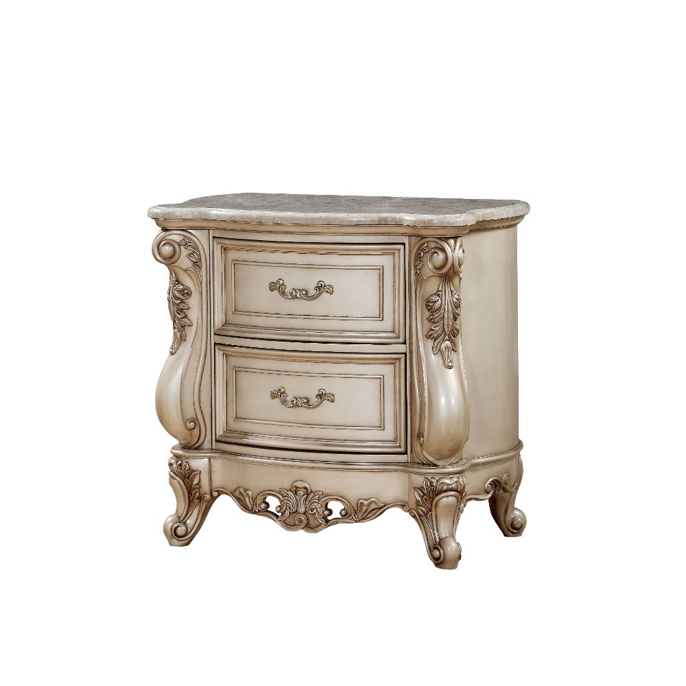 Gorsedd Nightstand W/Marble Top