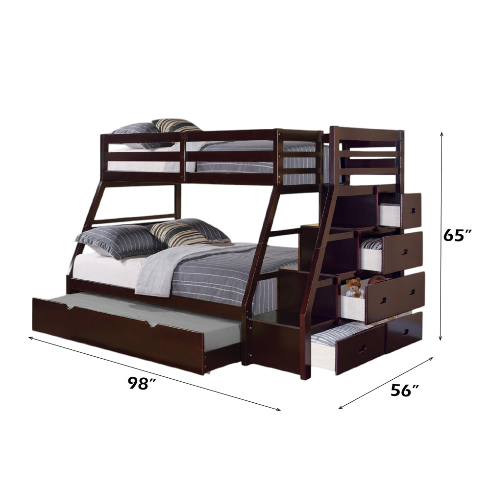 Jason Twin/Full Bunk Bed W/Trundle & Storage