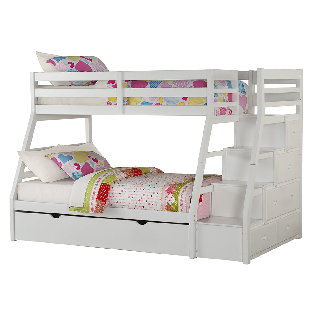 Jason Twin/Full Bunk Bed W/Trundle & Storage