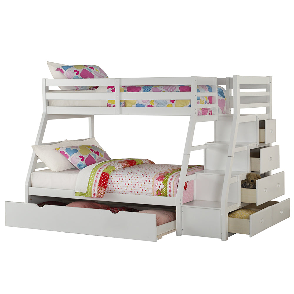 Jason Twin/Full Bunk Bed W/Trundle & Storage