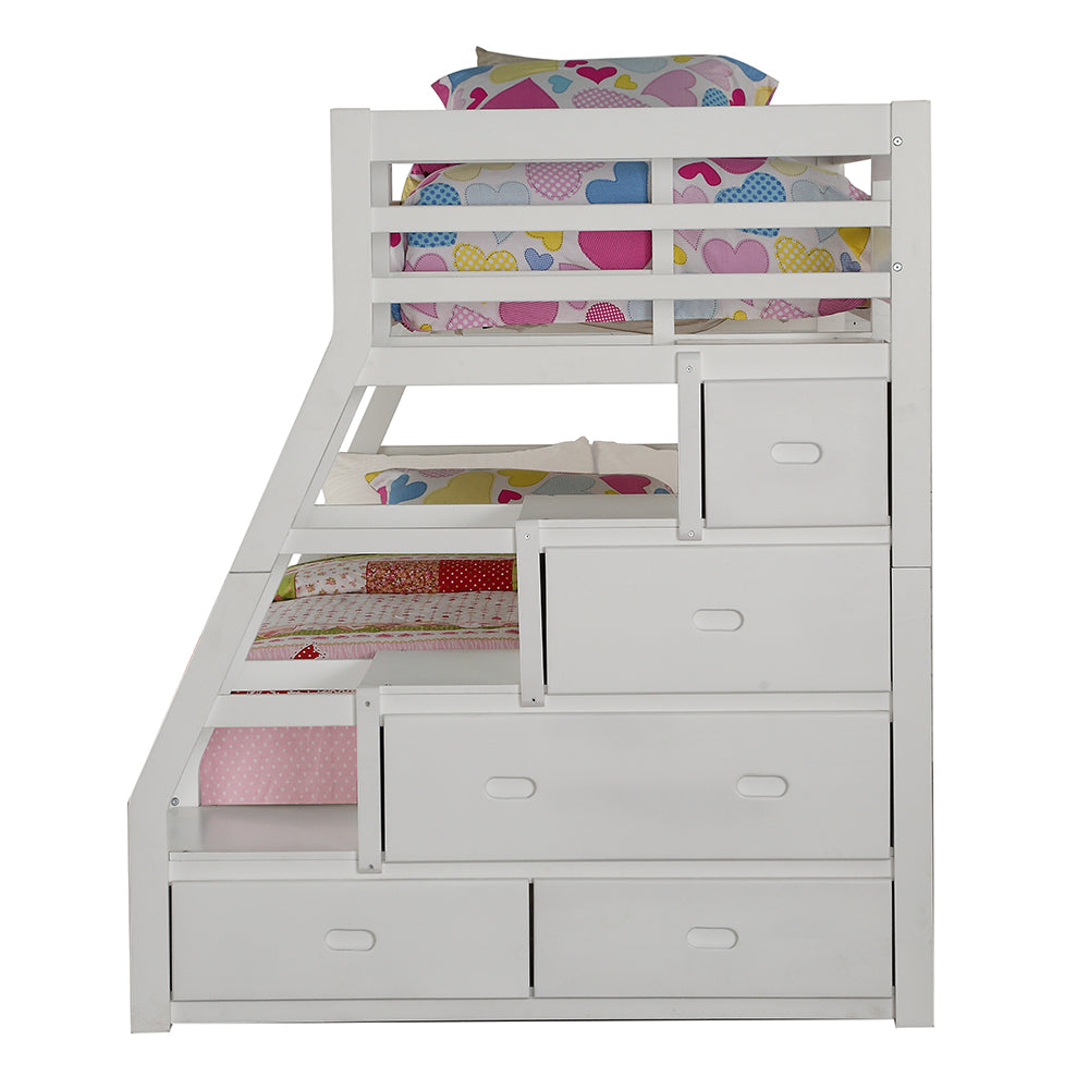 Jason Twin/Full Bunk Bed W/Trundle & Storage